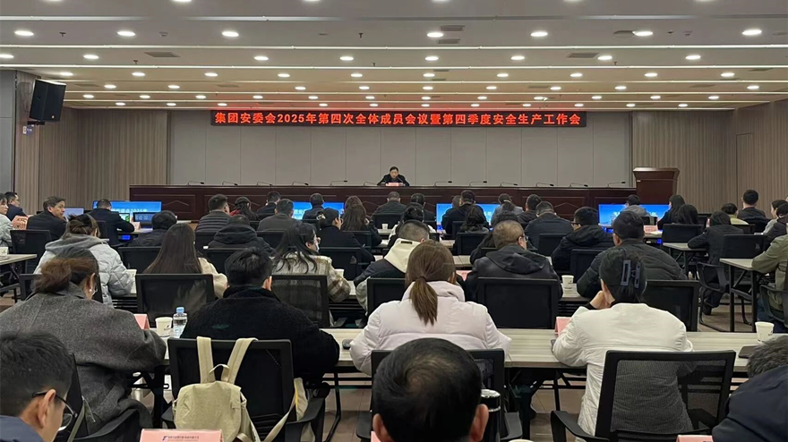 綿投集團(tuán)召開(kāi)安委會(huì)2025年第四次全體成員會(huì)議暨第四季度安全生產(chǎn)工作會(huì)